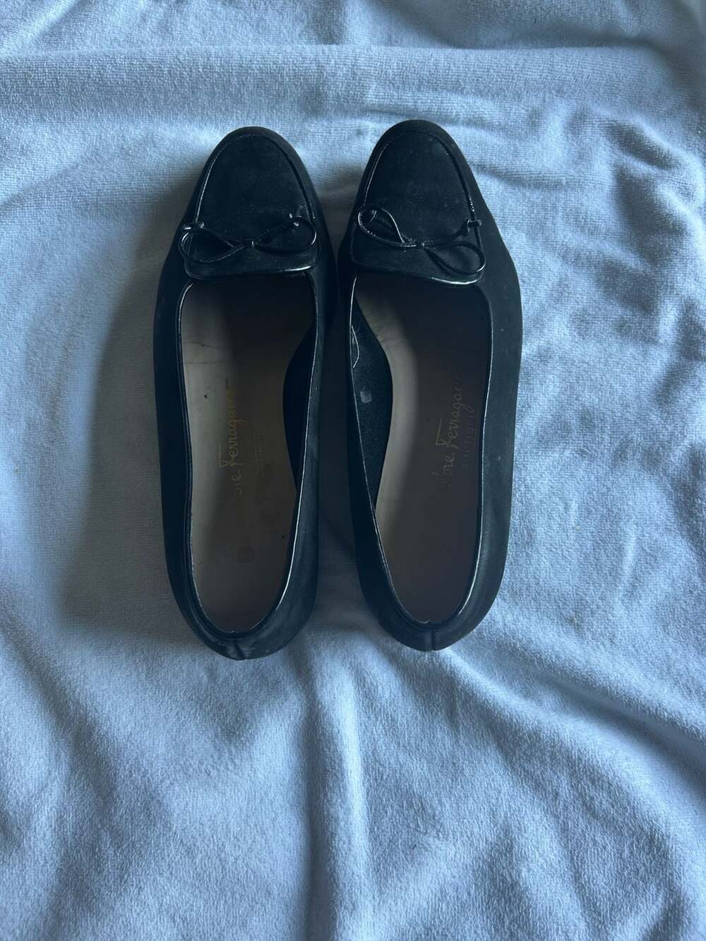 Salvatore Ferragamo Black Flats